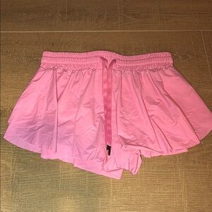 Liberty Pink Skorts with Flowy Design and Elastic Waistband